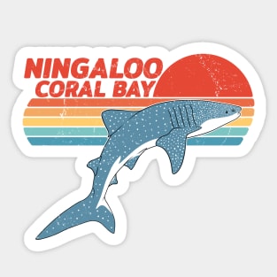 Ningaloo Coral Bay Whale Shark Sticker